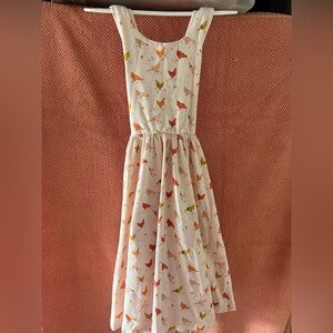 Adorable Kids Dress with Chicken Print